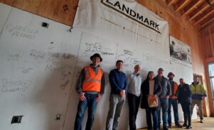 Construction team on wall - best