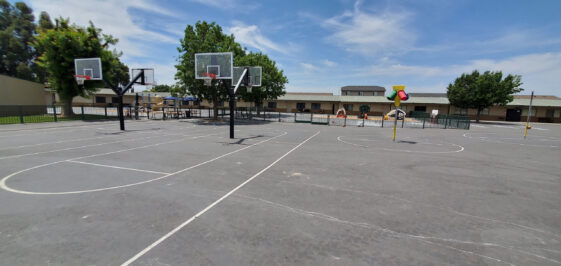 Hoops & play structure from earlier phase