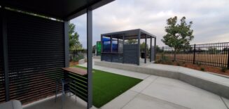Outdoor break area landscape - best